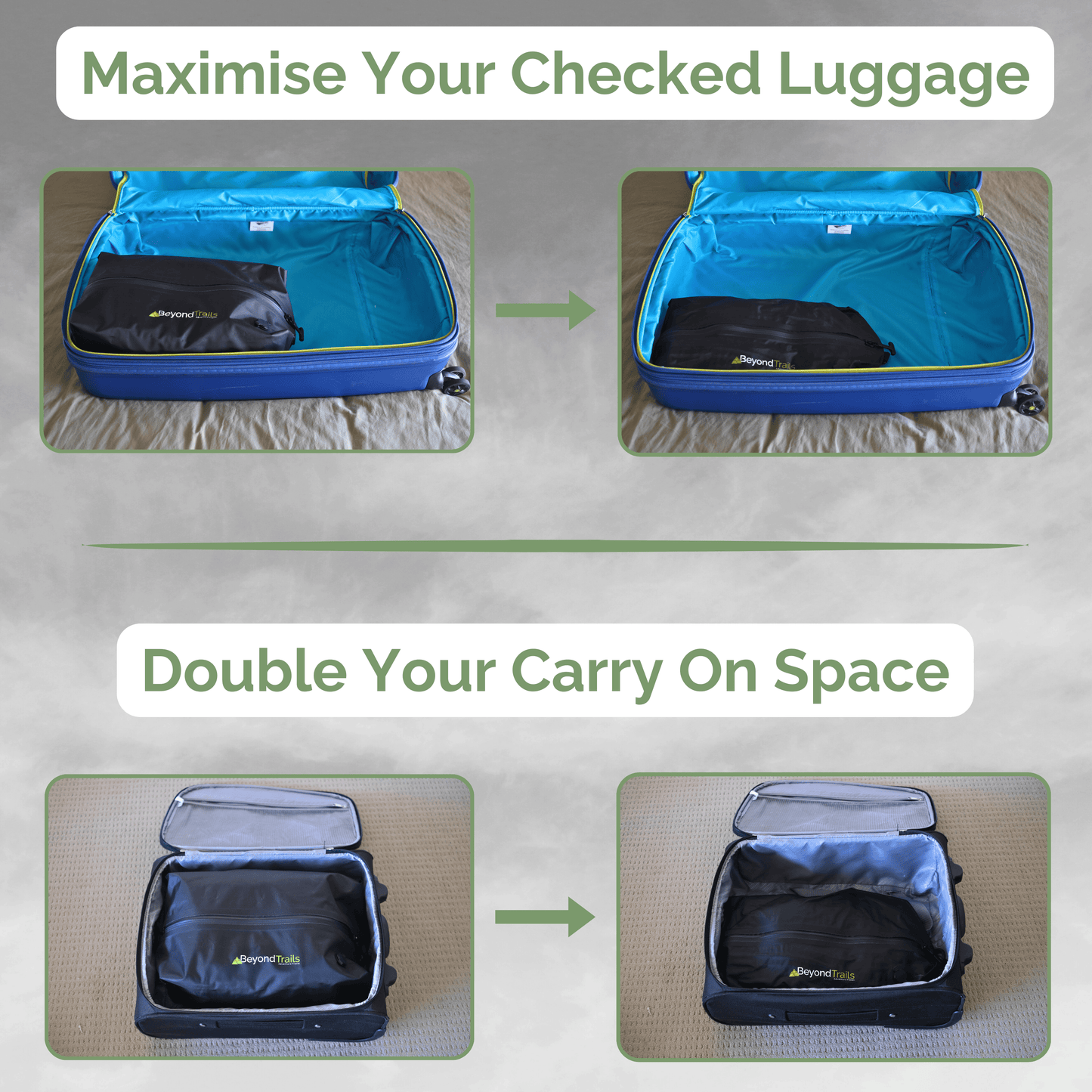 Vacuum Seal Compression Bag | 2 Pack