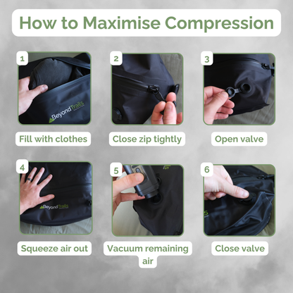 Vacuum Seal Compression Bag - 3 Pack