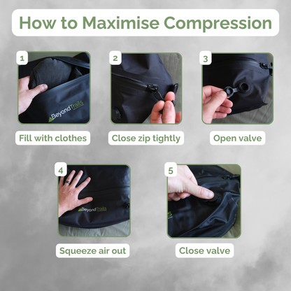Vacuum Seal Compression Bag | 2 Pack
